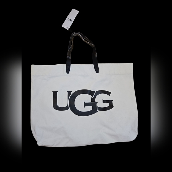 UGG Canvas Logo Tote Bag - Picture 1 of 15